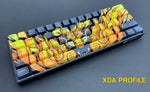 Gold Oni Dragon Keycap Set - Alpherior Keys - Alpherior Keys