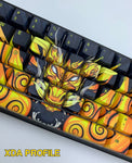 Gold Oni Dragon Keycap Set - Alpherior Keys - Alpherior Keys