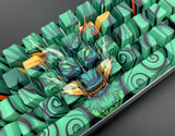 Hayabusa 60% Keyboard - Green Oni Dragon - Alpherior Keys