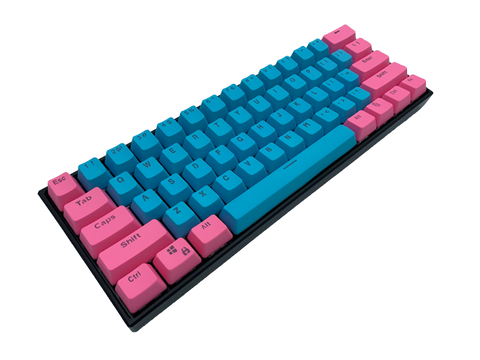 Hayabusa 60% Keyboard - Cotton Candy V2 - Alpherior Keys