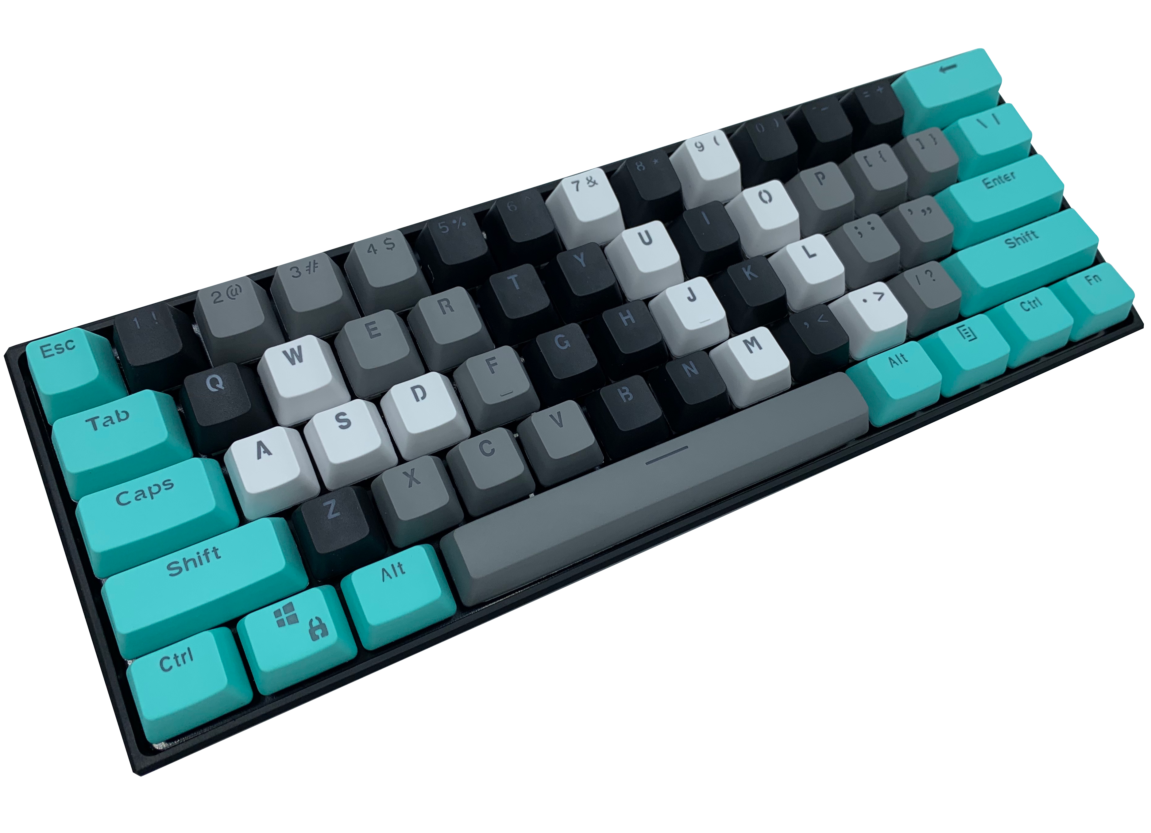 Hayabusa 60% Keyboard - Cyborg | Alpherior Keys