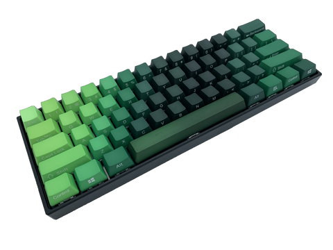 Hayabusa 60% Keyboard - Emerald - Alpherior Keys