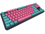Hotswap TKL Mechanical Keyboard - Galaxy Pink - Alpherior Keys