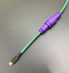 Green & Purple - Aviator Cable - Alpherior Keys