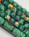 Hayabusa 60% Keyboard - Green Oni Dragon - Alpherior Keys