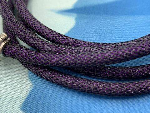 Purple (Black Sleeve) - Aviator Cable - Alpherior Keys